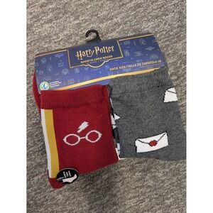 Harry Potter Men's Size 4-10 Crew Socks‎ 10 Pair